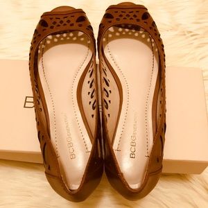 Worn once/BCBG Flats/See pictures for description